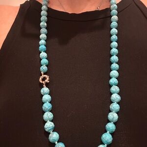 Turquoise Beaded Necklace